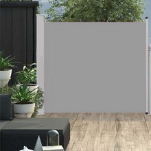 Store gris, fixation au sol, longueur maxi 3m, hauteurs de 100 à 170cm