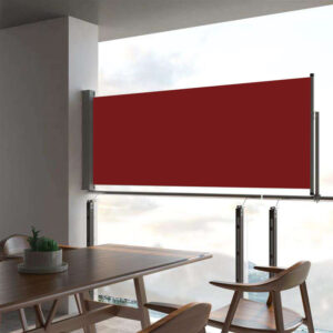 Store rouge pour rampe de terrasse, hauteurs de 60 à 160cm