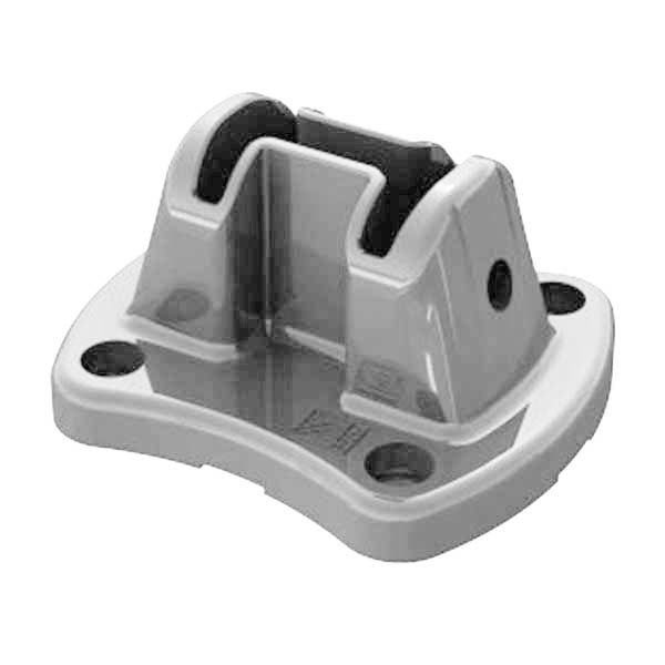 Platine EASYCLIP à visser, Gris