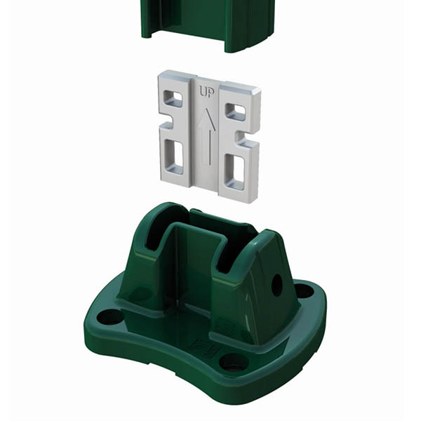 Platine EASYCLIP à visser, Vert