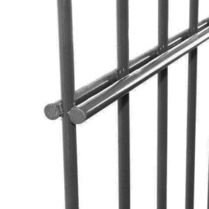 Panneau renforcé double fil Gris