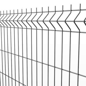 Panneau à pli maille soudé Gris