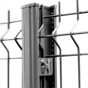 Poteau à clips Gris