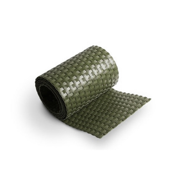 Rouleau Bande d'occultation tressée+soudée type rotin, Vert