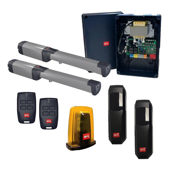 KIT BFT PHOBOS motorisation portail battant 24V + 2 télécommandes