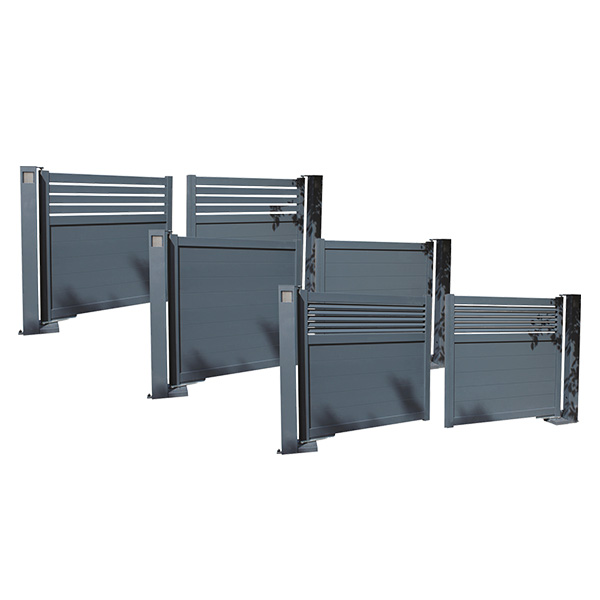 KIT Portail 2 battant SWINGATE version CLAIRLINE, LAMELINE ou DECOLINE