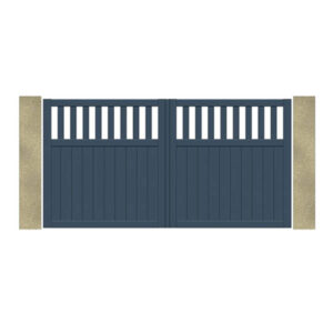 Portail AJOURÉ 1/3 ajouré Vertical haut