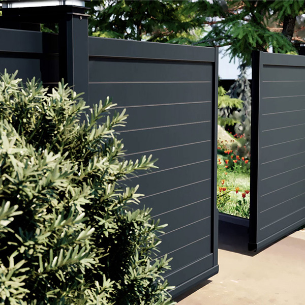 KIT Portail autoportant TWINSLIDE version CLAIRLINE, LAMELINE ou DECOLINE