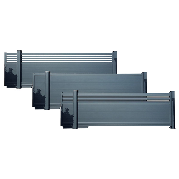 KIT Portail Autoportant ONESLIDE
version CLAIRLINE, LAMELINE ou DECOLINE