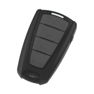 PR4 : ÉMETTEUR 4 CANAUX - 433Mhz / Transmission jusqu’à 100 mètres - Interrupteur ON/OFF pour sauvegarde de la batterie